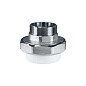 Муфта усиленная комбинированная разъёмная VALFEX 20 PN 25 G-1/2'' американка-НР белая купить в Челябинске | "Проконсим"