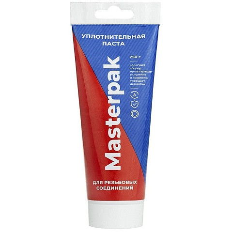 Паста уплотнительная для воды, пара банка 250гр Masterpak купить в Челябинске | "Проконсим"