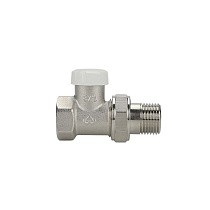 Клапан радиат. настроечный DN 15x20 PN 10 прямые евроконус 1/2х3/4'' под шестигранник c наружной резьбой VARMEGA купить в Челябинске | "Проконсим"