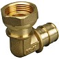 Угольник латунный для PEX труб 20-1/2'' PN 10 OP под надвижную гильзу с накидной гайкой ONE PLUS купить в Челябинске | "Проконсим"
