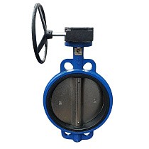 Затворы поворотные дисковые DN 150-600 PN 10-16 межфланцевые с редуктором купить в Челябинске | "Проконсим"