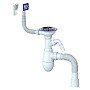 Сифон для мойки Unicorn В427, 40х50 гибкий отвод, 3 1/2'' х40 с отводом для стиральной машины, круглый и прямоугольный перелив купить в Челябинске | "Проконсим"
