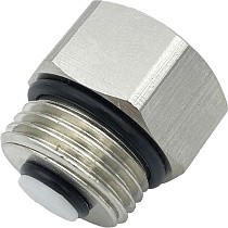  Клапан обратный VARMEGA VM133 DN15 PN10 для воздухоотводчика 1/2''  110гр. Муфта-штуцер (930185400) на складе Проконсим в Челябинске