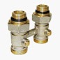 Узел нижнего подключения Vekotrim DN 15 PN 10 прямой двухтрубный 15-3/4'' с ниппелем, штуцер купить в Челябинске | "Проконсим"