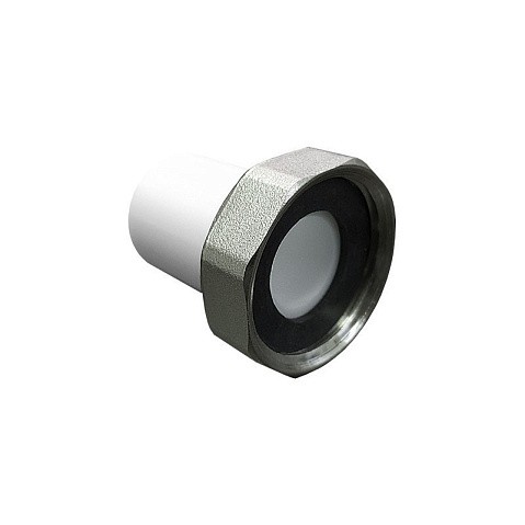 Штуцер с накидной гайкой VALFEX 32 PN 25 G-1 1/4'' белый купить в Челябинске | "Проконсим"