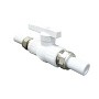 Краны шаровые ПП DN 20-32 PN 25 с двусторонним разъемным соединением белые Valfex купить в Челябинске | "Проконсим"