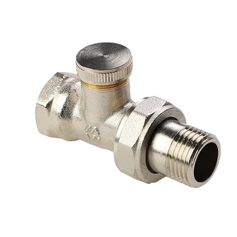 Клапан радиаторный настроечный DN 15 PN 10 прямой, под шестигранник MVI TR.112.04 купить в Челябинске | "Проконсим"