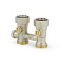 Узелы нижнего подключения VARMEGA VM138 DN20 прямой однотрубный 3/4''x3/4'' евроконус, с байпасом муфта-штуцер купить в Челябинске | "Проконсим"