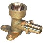Угольник латунный (водорозетка) для PEX труб 16-1/2'' с внутренней резьбой под надвижную гильзу Hipex типS HFWS00055