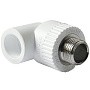 Угольник комбинированный ПП 32-1/2'' PN 25 с наружной резьбой белый Pro Aqua PA27015 купить в Челябинске | "Проконсим"