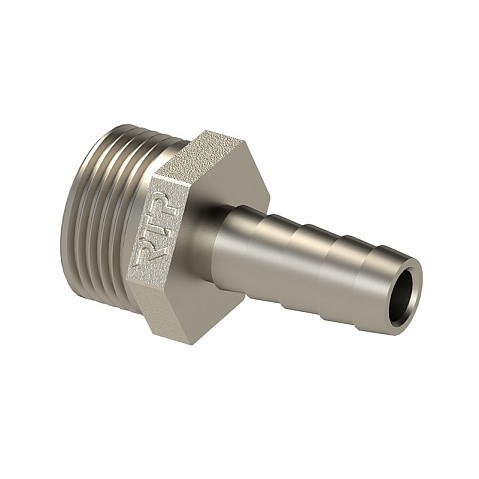 Штуцер никелированный DN 20 PN 40 НР3/4'' с ершом под шланг d20мм прямой купить в Челябинске | «Проконсим»