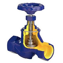 Клапаны запорные DN 10-50 PN 16 чугунные муфтовые Zetkama zGLO.201A купить в Челябинске | "Проконсим"