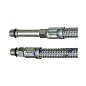 Гибкая подводка для смесителя с оплеткой из нержавеющей стали М10х1-G1/2 60см (2шт.) купить в Челябинске | "Проконсим"