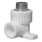 Угольник установочный ПП 20-1/2'' PN 25 с наружной резьбой белый VALFEX  купить в Челябинске | "Проконсим"