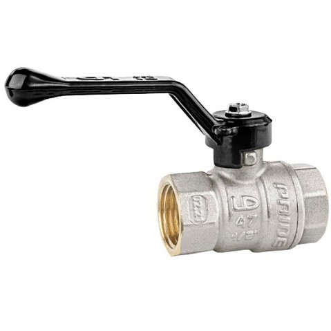 Краны латунные шаровые DN 15-50 PN 25-40 никелированные рычаг муфта-муфта LD Pride 47.301 купить в Челябинске | "Проконсим"