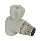 Кран шаровой для радиатора угловой VALFEX 25 PN 25 G-1/2'' серый купить в Челябинске | "Проконсим"