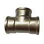 Тройники латунные никелированные DN 15-50 PN 40 муфта-муфта-муфта купить в Челябинске | "Проконсим"