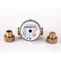 Счетчики горячей воды СВ DN 15-20 PN 16 до 90гр. муфтовые с обратным клапаном ЭКО НОМ купить в Челябинске | "Проконсим"
