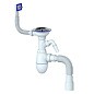 Сифон для мойки Unicorn В435V, 40х50 гибкий отвод, 3 1/2'' х40 с отводом для стиральной машины, прямоугольный перелив купить в Челябинске | "Проконсим"
