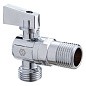 Кран латунный шаровой угловой MVI BV.463 DN 15-15 PN 10 штуцер бабочка купить в Челябинске | "Проконсим"