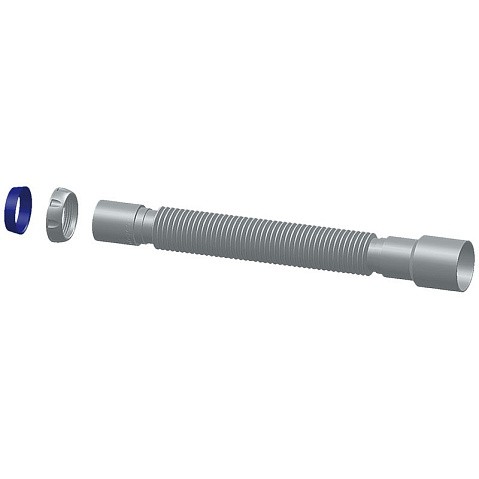 Труба гофрированная Unicorn D85, 40х50 гибкий отвод, 1 1/2'' х40 с уплотнительным кольцом, 800мм купить в Челябинске | "Проконсим"
