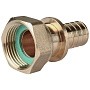 Муфты латунные для PEX труб DN 16-32 PN 10 с накидной гайкой под надвижную гильзу Hipex купить в Челябинске | "Проконсим"