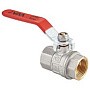 Кран латунный шаровой MVI BV.511 DN 15 PN 40 никелированный полнопроходной муфта-муфта рычаг купить в Челябинске | "Проконсим"