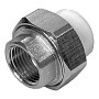 Муфта комбинированная ПП 32-1'' PN 25 разъёмная с внутренней резьбой белая РТП 10622 купить в Челябинске | "Проконсим"