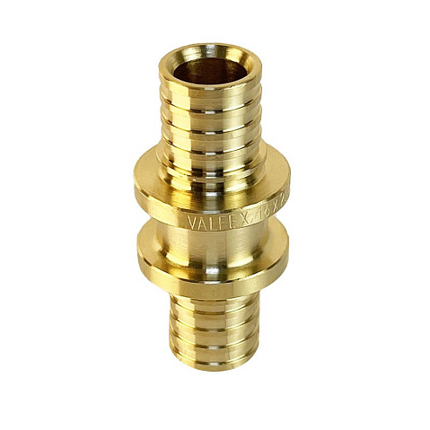 Муфты латунные для PEX труб DN 16-20 PN 16 под надвижную гильзу Valfex VF.403.AF купить в Челябинске | "Проконсим"