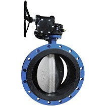 Затворы чугунные дисковые DN 250-1000 PN 10(16) фланцевые с чугунным диском с редуктором СибЗТА купить в Челябинске | "Проконсим"