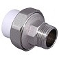 Муфта комбинированная ПП 32-3/4'' PN 25 разъёмная с наружной резьбой белая VALFEX  купить в Челябинске | "Проконсим"