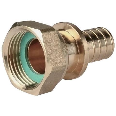Муфта соединительная для PEX труб 16-1/2'' PN 10 с накидной гайкой под надвижную гильзу Hipex типS HFWS00038 купить в Челябинске | "Проконсим"