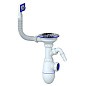 Сифон для мойки Unicorn B430VP, без отвода, 3 1/2'' х40 с отводом для стиральной машины, прямоугольный перелив купить в Челябинске | "Проконсим"