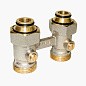 Узел нижнего подключения Vekotrim DN 15 PN 10 прямой двухтрубный 20-3/4'' под евроконус, муфта купить в Челябинске | "Проконсим"