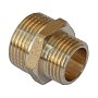 Ниппель латунный DN 20-15 PN 40 штуцер-штуцер переходный купить в Челябинске | «Проконсим»