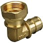 Угольник латунный для PEX труб 16-1/2'' PN 10 OP под надвижную гильзу с накидной гайкой ONE PLUS купить в Челябинске | "Проконсим"