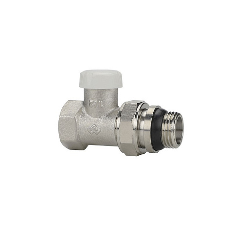 Клапан радиаторный VARMEGA VM10311 DN15 PN10 прямой настроечный G-1/2'' с уплотнением муфта-штуцер купить в Челябинске | "Проконсим"