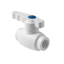 Краны шаровые ПП DN 20-63 PN 25 полный проход белые Pro Aqua купить в Челябинске | "Проконсим"