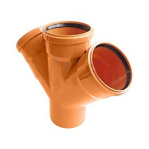 Крестовины DN 110x110x110 45гр. рыжая VALFEX купить в Челябинске | "Проконсим"