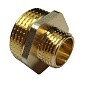 Ниппель латунный никелированный DN 32-20 PN 40 штуцер-штуцер переходный купить в Челябинске | «Проконсим»