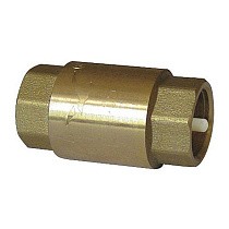 Клапан латунный обратный пружинный DN 50 PN 10 муфтовый пластиковый шток купить в Челябинске | "Проконсим"