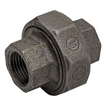 Американки чугунные DN 15-50 PN 16 муфта-муфта с плоской прокладкой Fittex Plus купить в Челябинске | "Проконсим"