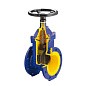 Задвижка чугунная DN 200 PN 16 с обрезиненным клином EPDM 70гр. Zetkama zGAT.111D200C57 купить в Челябинске | "Проконсим" (920300111)