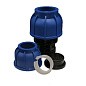 Муфта компрессионная переходная ПНД DN 50-40 PN 16 обжимной для ПЭ труб 20-40гр. Кудиновский трубный завод купить в Челябинске | "Проконсим"