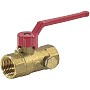 Краны трёхходовые DN 15-20 PN 16 с дренажными патрубками муфтовые рычаг Пензапромарматура купить в Челябинске | "Проконсим"