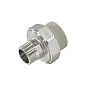 Муфта комбинированная разъёмная VALFEX 20 PN 25 G-1'' американка-НР серая купить в Челябинске | "Проконсим"