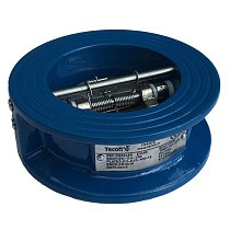 Клапаны обратные 2-створчатые DN 40-300 PN 16  чугунные створки межфланцевые Tecofi CB3448N купить в Челябинске | "Проконсим"