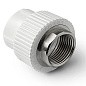 Муфта комбинированная ПП 40-1 1/4'' PN 25 под ключ с внутренней резьбой белая Pro Aqua PA22520P купить в Челябинске | "Проконсим"