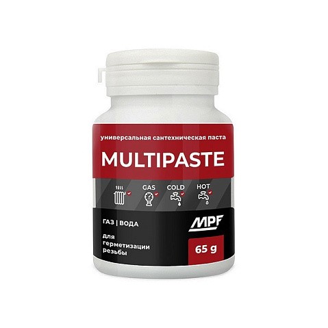 Паста уплотнительная универсальная флакон 65гр Multipaste купить в Челябинске | "Проконсим"