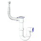 Сифон для мойки Unicorn Y421, 1 1/2'' х40 без отвода, чаша из нержавеющей стали, круглый перелив купить в Челябинске | "Проконсим"